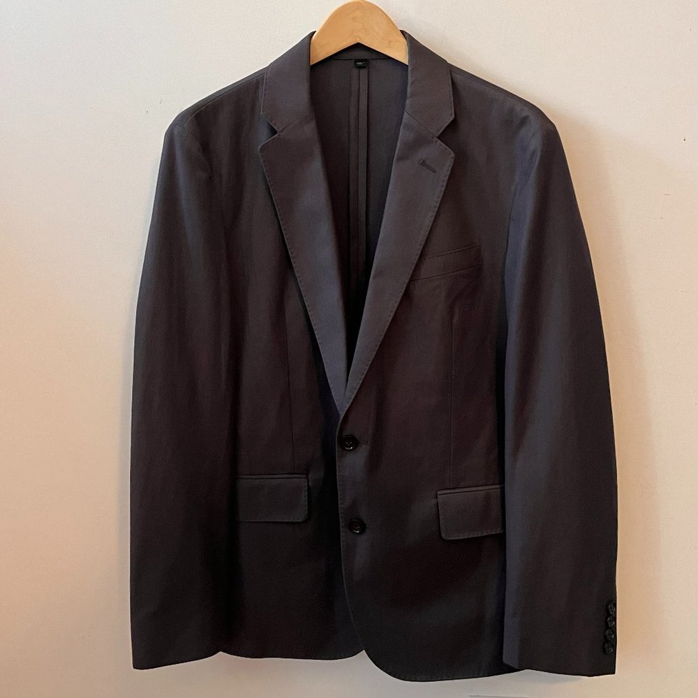 NWT J. Crew Gray Unstructured Ludlow American Woolen Co. Wool Blend Blazer 40S